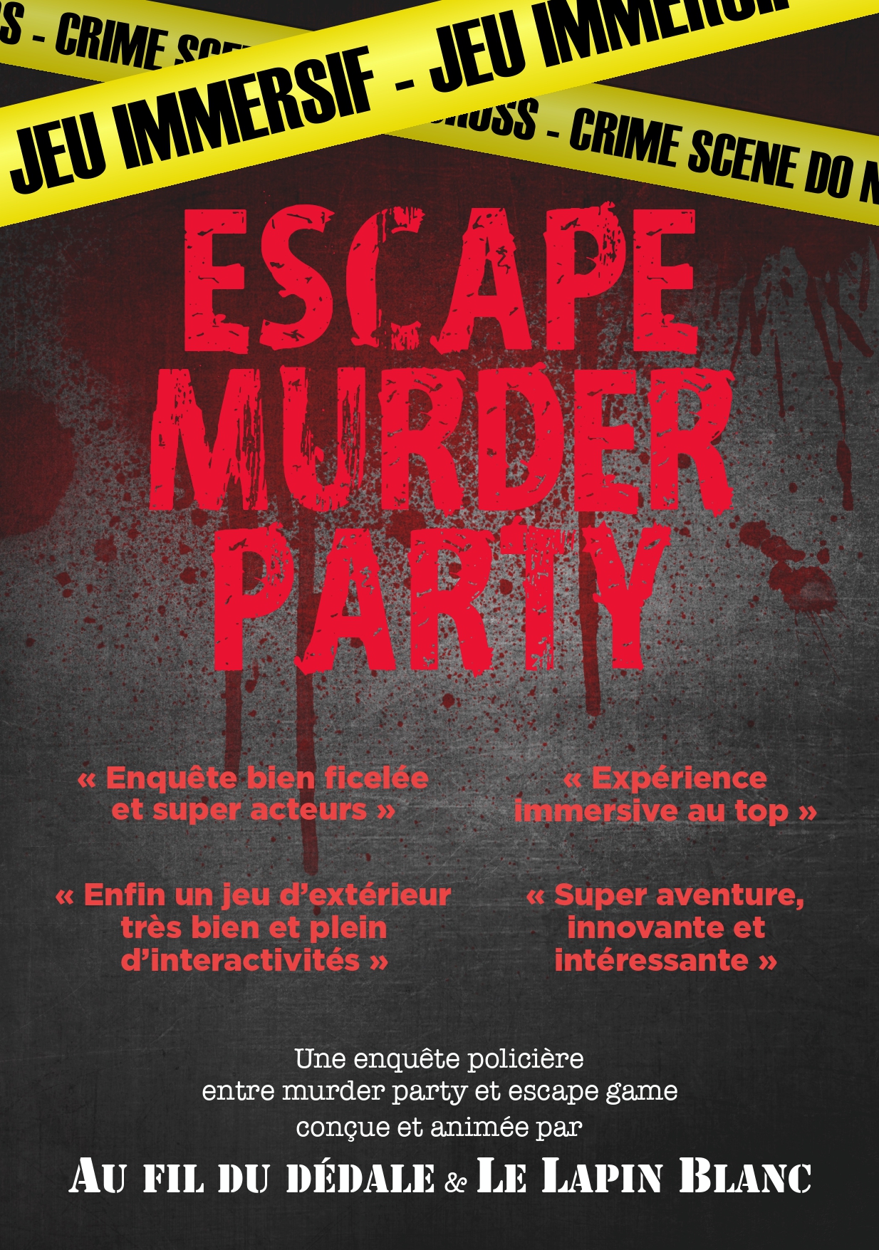 Escape Murder Party Escape Murder Party - Le Lapin Blanc & Au fil du dédale