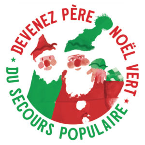 Opération Père Noël vert du Secours Populaire Français