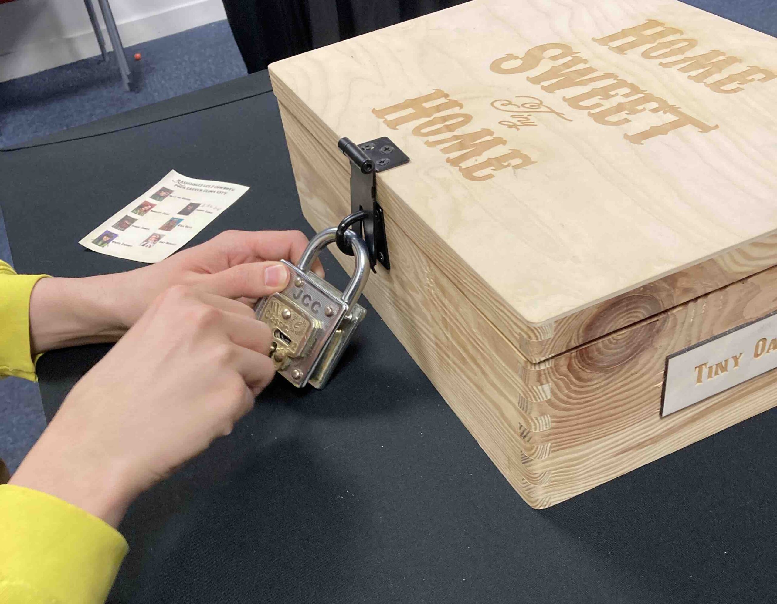 Cadenas original pour l'escape game team building Clima City